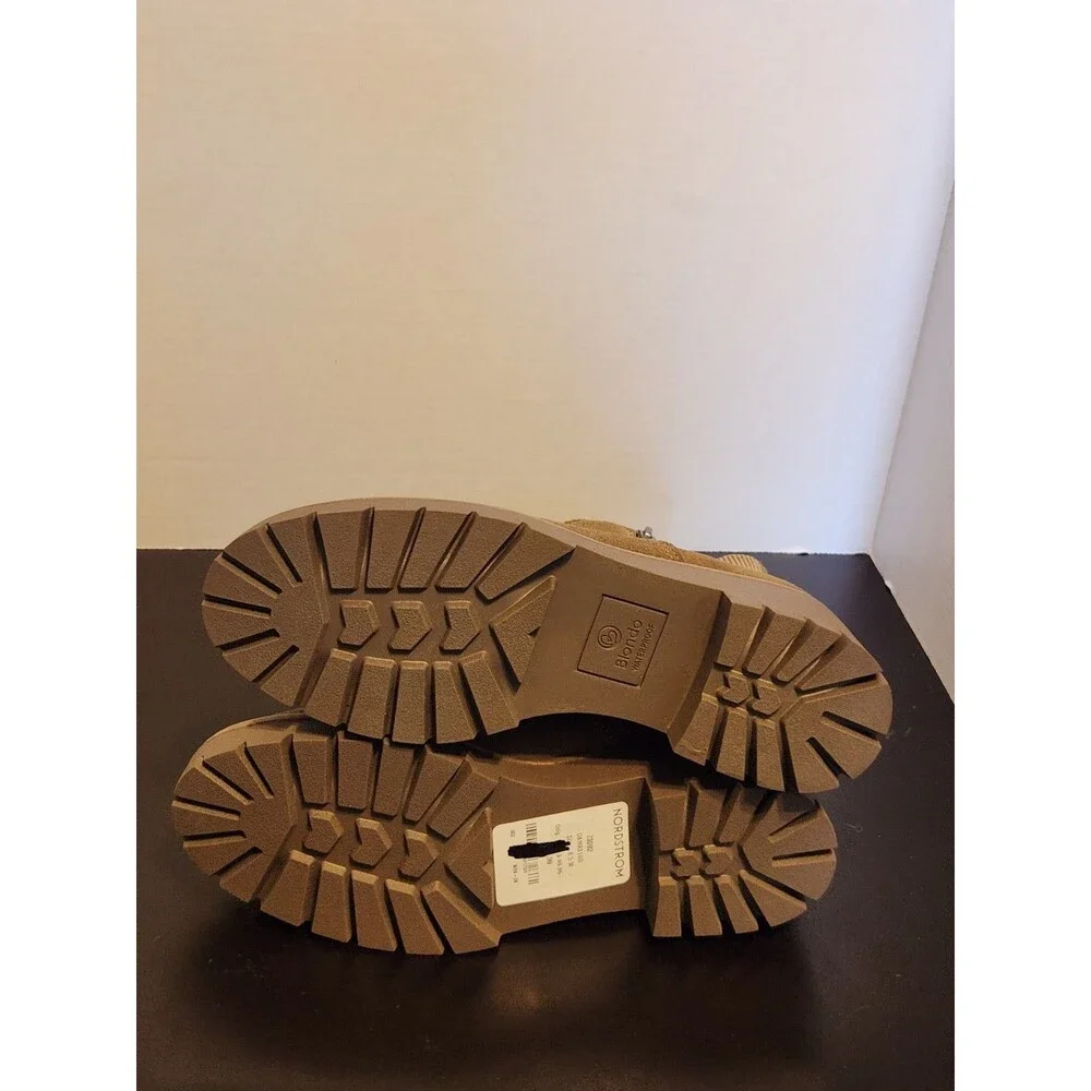 Sz8.5 - Blondo Damaris Womens Brown Suede Boot Waterproof
